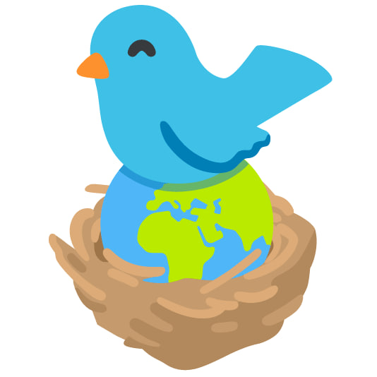 Bird in a nest symbolizing eco-friendly and secure data centers for sustainable Solana staking with Cryptovik.